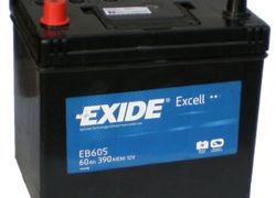 EXIDE EXIDE baterie 12V 60Ah, 390A, EXCELL EB605