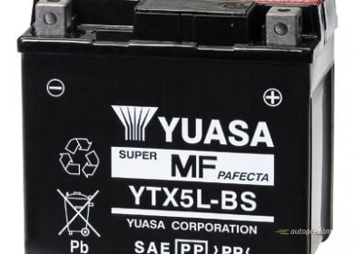 Moto batéria YUASA 12V YTX5L-BS 4Ah