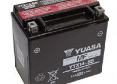 Moto batéria YUASA 12V YTX14-BS