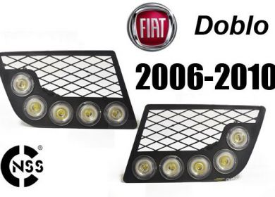 LED denné svetlá DRL pre Fiat Doblo 06-10