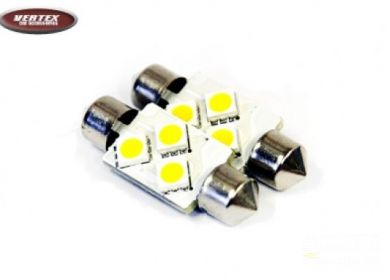LED autožiarovka CAN-BUS sulfitka biela 3xSMD, 42mm