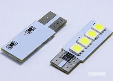 LED autožiarovka 4xSMD W5W T10 CAN-BUS