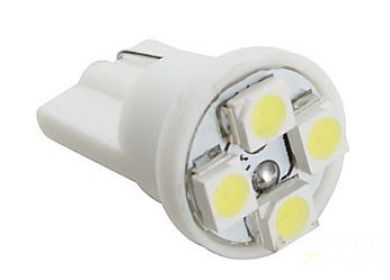 LED autožiarovka 4xSMD3528 W5W W3W T10