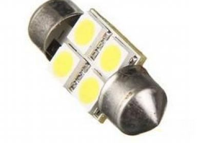 LED žiarovka sulfit, 39mm 4xSMD5050 C5W C10W