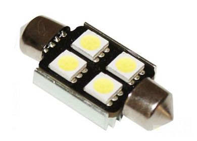 LED žiarovka sulfit, 36mm 4xSMD C5W C10W CAN-BUS
