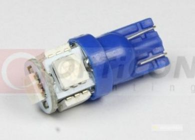 LED autožiarovka 5x SMD5050 W5W T10