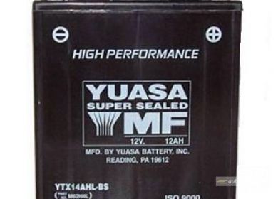 Moto batéria YUASA 12V YTX14AHL-BS