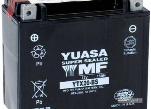 Moto batéria YUASA 12V YTX20-BS 18Ah
