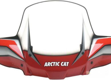 Ochranný štít pre štvorkolky Arctic Cat - červený