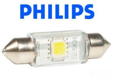 LED žiarovka Philips C5W 12V, 6000K, 38mm