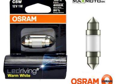 LED žiarovka OSRAM RIVING WARM WHITE 4000K 1W 12V SV8.5-8 C5W