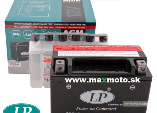 Batéria LP YTX7A-BS 12V, 6Ah, 152x88x94