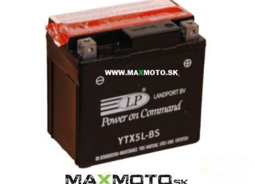 Batéria LP YTX5L-BS, 12V, 4Ah, 114x71x106