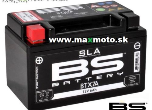 Batéria BS BTX7A 12V, 6Ah, 152x88x94mm