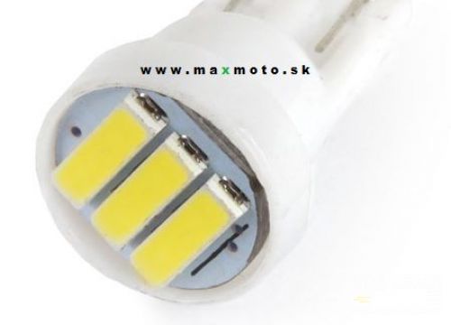 LED autožiarovka STANDARD T10 3SMD 7020 - 12V