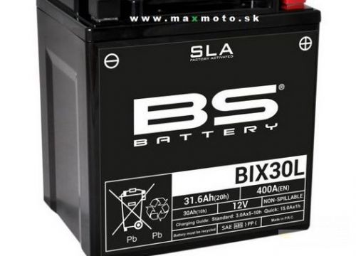 Batéria BS BIX30L 12V 30Ah, 166x126x173, gélová
